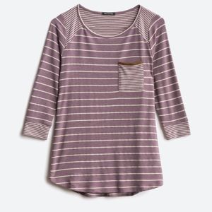 Front Pocket Raglan Top